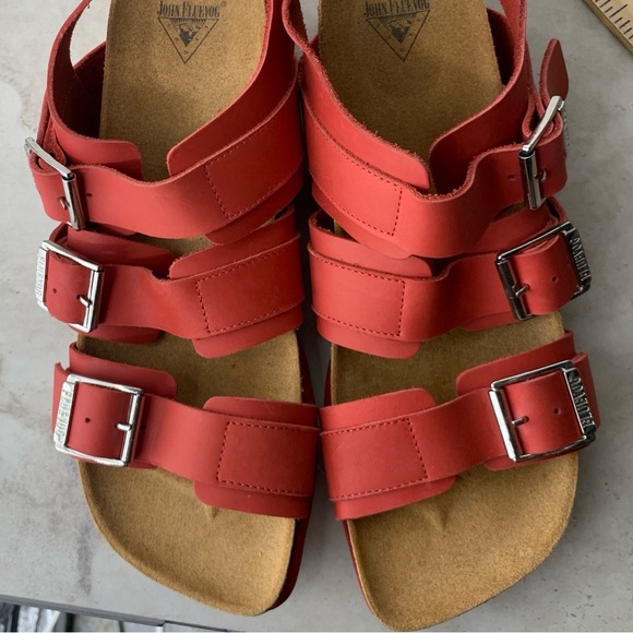 John Fluevog Red Sandals - Picture 8 of 10